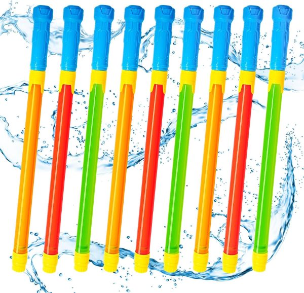 9 Packs Water Gun for Kids Toddlers, Water Toys Squirt Gun for Kids Ages 3-5 4-8 8-12,Super Water Soaker Blaster Pool Games Fun for Outdoor Backyard Summer Activities