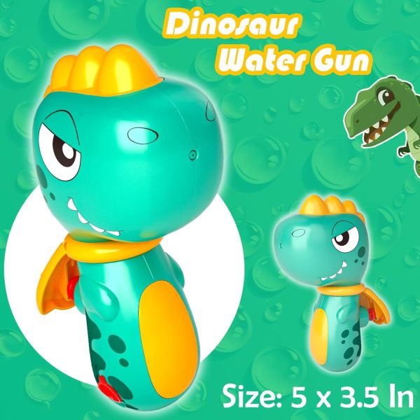 6 Pack Animal Water Gun for Kids, Mini Squirt Gun Water Blaster Soaker Toys, Dinosaur Dog Unicorn Shape Small Water Pistol Gun for Summer Outdoor Pool/Beach/Yard/Party Play - Image 2