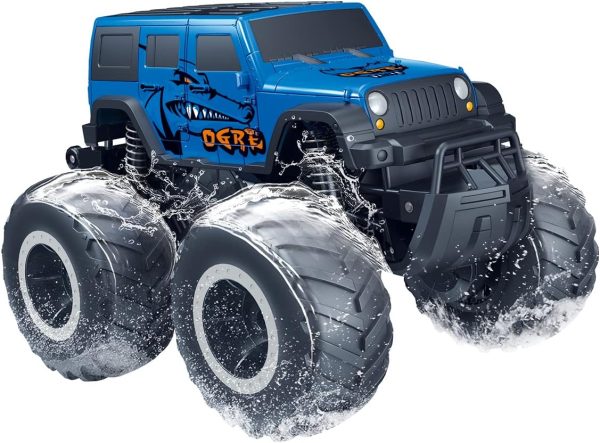 1:16 Waterproof Monster Truck SUV Toys RC Cars Remote Control Car Truck Toys 4WD All Terrain Off-Road Car Toy Gifts Presents 6 7 8 9 10 11 12 Year Old Kids Boys Girls Toys