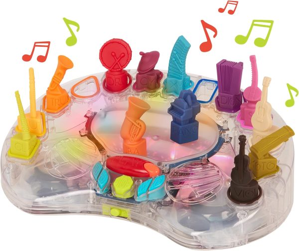 Musical Toy Orchestra for Kids 3+ Years– 13 Musical Instruments for Classical Music for Babies and Toddlers – Interactive Kids Music Toys with Lights and 15 Songs