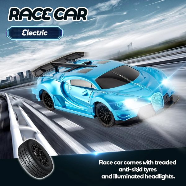 Remote Control Car Toys for Kids Boys Girls 3+ Year Old/High Speed/Headlights/RC Cars Gifts for Toddlers - Image 2