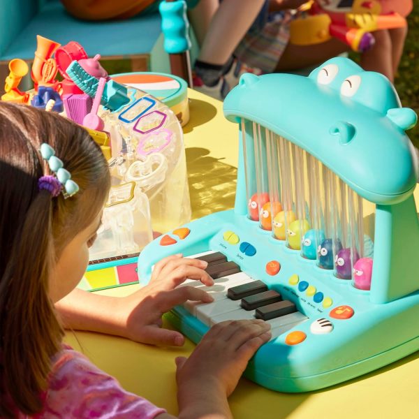 Hippo Pop- Musical Toy Keyboard – Play Piano – Songs, Sounds & Lights – Musical Instrument for Toddlers, Kids – 12 Months + - Image 2